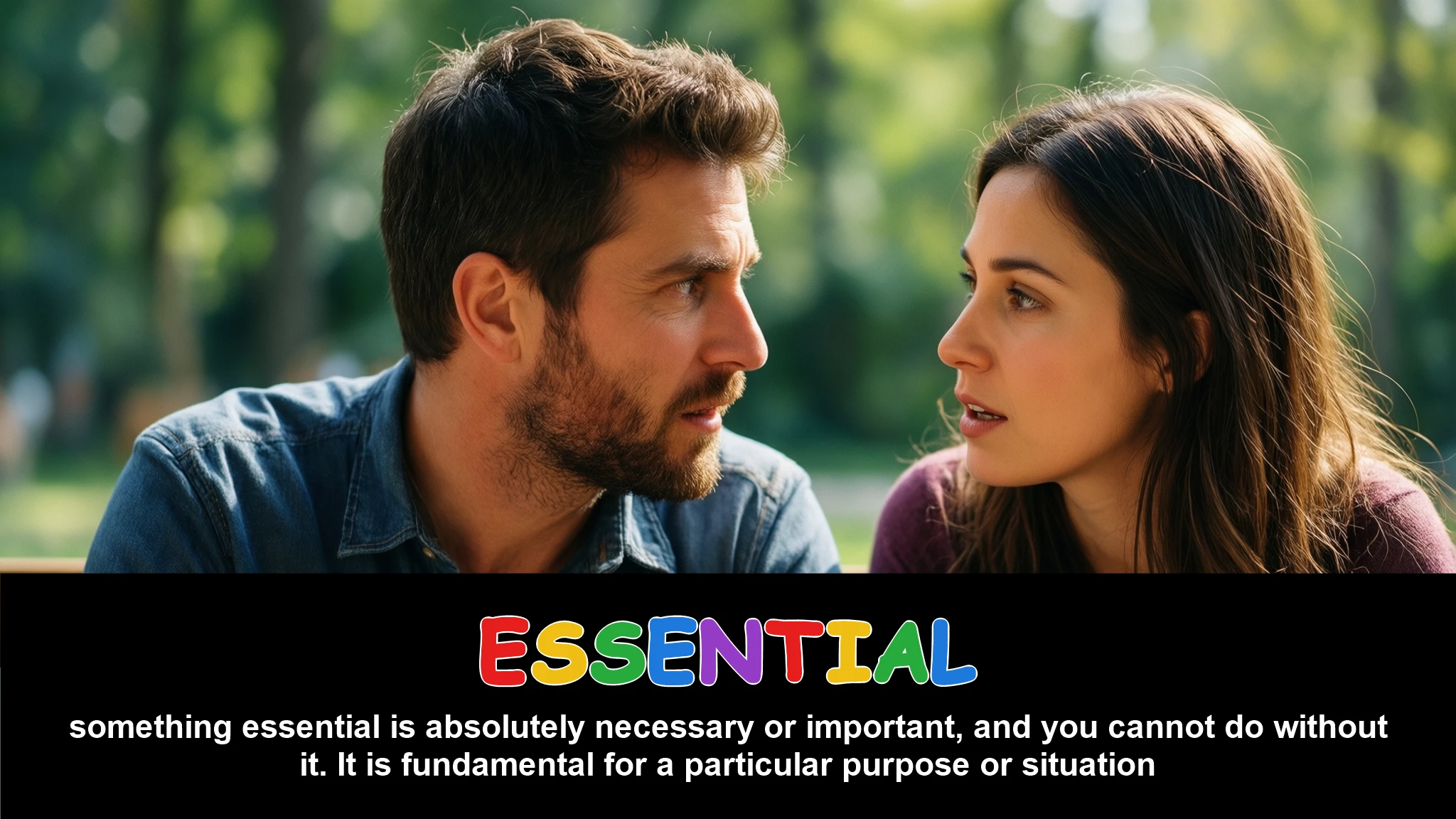 English Illustration for essential